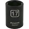 Dynamic 3/8" Drive Standard Socket, Black Phosphate, Tools 3/8" Drive 6 Point Metric, 17mm Standard Length D007017 - alternate 1